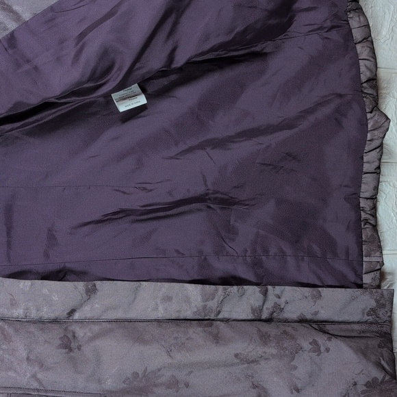 Women's Gray‎ Purple Puffer Coat - Picture 5 of 5